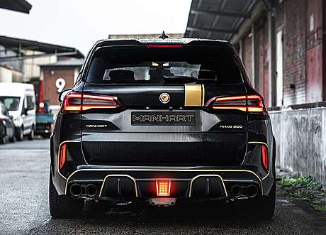 Rear Bumper Diffuser Carbon Manhart BMW X5M F95