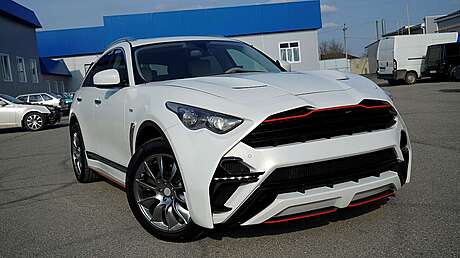 Front Bumper with Grill Kit SCL GLOBAL Concept Infiniti QX70 S51 (DRACO)