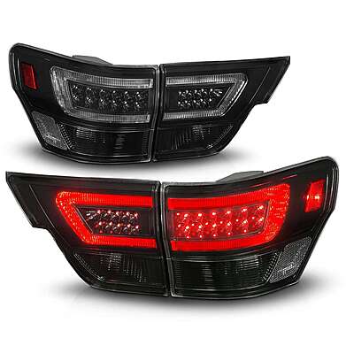 Tail Lights LED Black Smoke Anzo 311440 Jeep Grand Cherokee 2011-2013