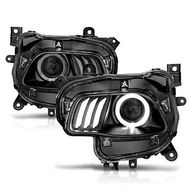 HeadLights LED Black Anzo 111353 Jeep Cherokee 2013-2019