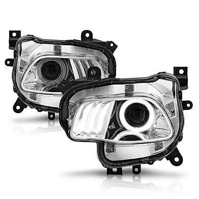 HeadLights LED Chrome Anzo 111354 Jeep Cherokee 2013-2019