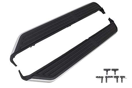 Running Boards Side Steps suitable for Land Range Rover Discovery 3 & 4 (2006-2016)