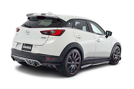 Spoiler de portón trasero pintable DAMD para Mazda CX-3 2015-2020