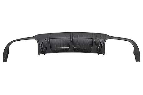 Rear Bumper Valance Air Diffuser suitable for MERCEDES C-Class W204 C204 AMG Sport Line (2012-2014) Carbon Design