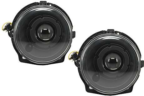 Headlights suitable for Mercedes G-Class W463 (1989-2012) Black Bi-Xenon Look