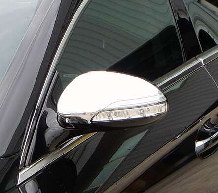 Tapas de espejo cromadas IDFR 1-MB190-03C para Mercedes-Benz C219 CLS Clase 2004-2009
