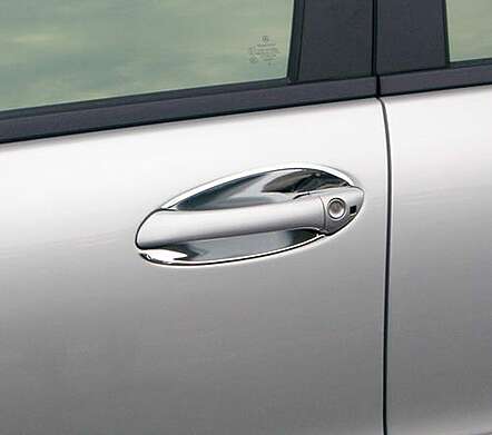 Embellecedores de manijas de puerta cromadas IDFR 1-MB105-05C para Mercedes-Benz W203 Clase C Coupe 2001-2007