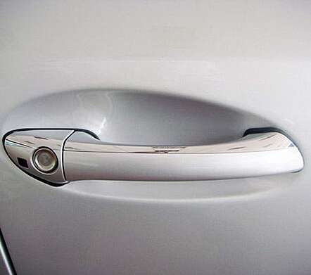 Embellecedores de manijas de puerta cromadas IDFR 1-MB105-07C para Mercedes-Benz W203 Clase C Coupe 2001-2007