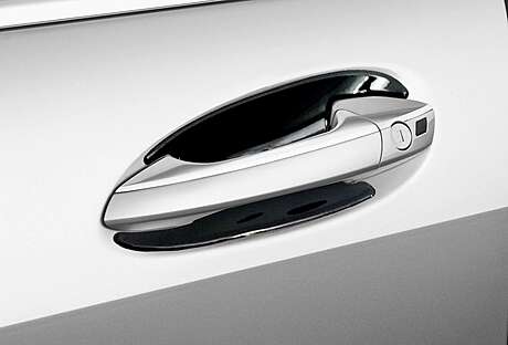 Embellecedor de tirador de puerta Carbon Look IDFR 1-MB604-08CN para Mercedes Benz W221 Clase S 2009-2013