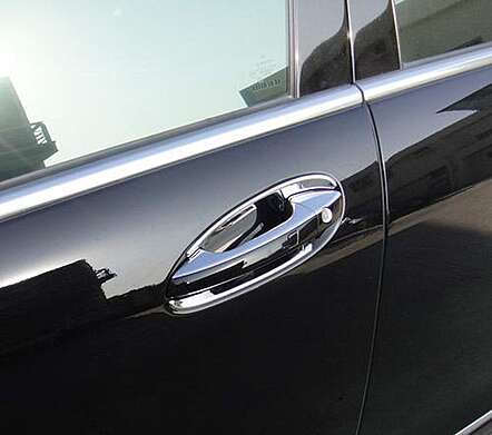 Embellecedores de tiradores de puerta cromados IDFR 1-MB604-08C para Mercedes Benz W221 Clase S 2009-2013