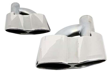 Exhaust muffler tips suitable for Mercedes S-class W221 S65 S63 Design