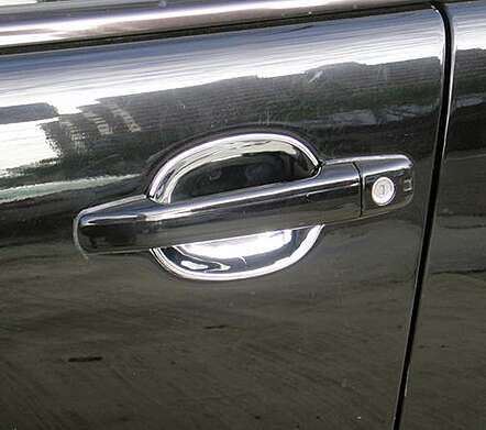 Embellecedores de tiradores de puerta cromados IDFR 1-MB680-14C ​​para Mercedes-Benz Clase SLK R170 1996-2004