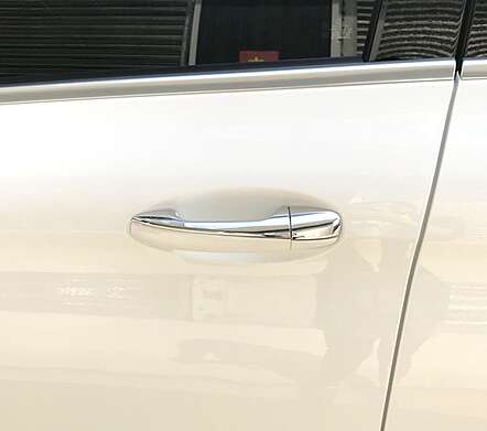 Embellecedores de tiradores de puerta cromados IDFR 1-MB355-07C para Mercedes-Benz C292 GLE Coupe 2015-2020