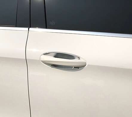 Embellecedores de tiradores de puerta cromados IDFR 1-MB355-08C para Mercedes-Benz C292 GLE Coupe 2015-2020