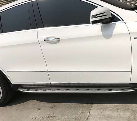 Molduras de puertas cromadas IDFR 1-MB355-10C para Mercedes-Benz C292 GLE Coupe 2015-2020