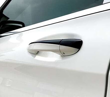 Black Doors Plate IDFR 1-MB332-07PBK Mercedes Benz X253 GLC Class 2015-2020