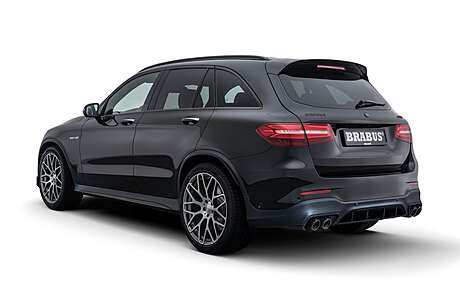 Almohadillas de parachoques trasero (carbono) Brabus para Mercedes GLC (X253) (original, Alemania)
