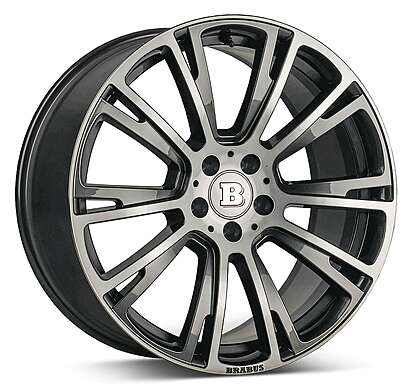 Llanta Monoblock R Liquid Titanium R19x8,5 Brabus para Mercedes GLC (X253) (original, Alemania)
