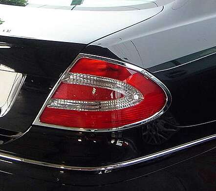 Cubre piloto trasero cromado IDFR 1-MB171-02C para Mercedes-Benz W209 CLK Class 2003-2009