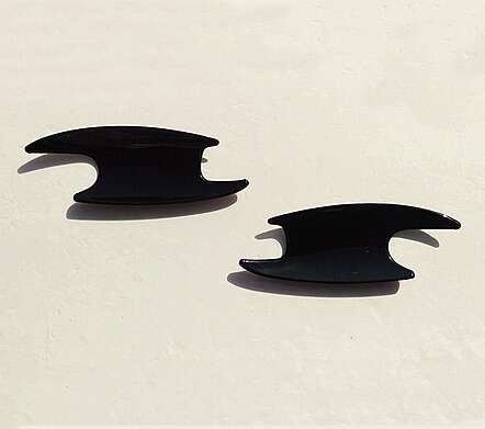 Black Style Doors Inner Cover IDFR 1-MB681-06BK Mercedes R171 SLK-Class 2004-2011