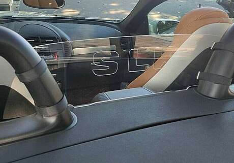 Wind Deflector SLK Logo Mercedes-Benz SLK R171 2004-2011