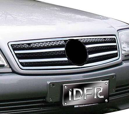 Front Grill Black Chrome IDFR 1-MB660-03CB Mercedes-Benz R129 SL Class 1996-2002