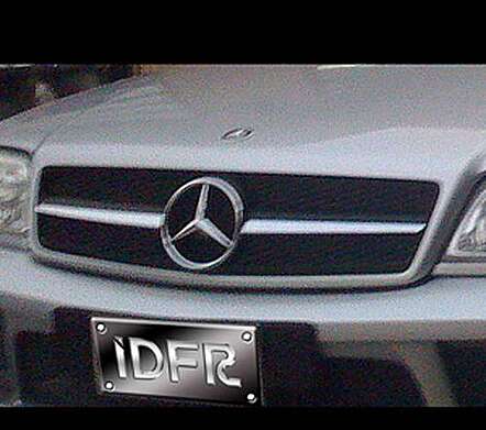 Front Grill Chrome Black IDFR 1-MB660-04CB Mercedes-Benz R129 SL Class 1996-2002