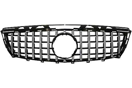 Front Grille suitable for Mercedes CLS W218 C118 (2011-2014) X218 Shooting Brake (2012-2014) GT-R Panamericana Design