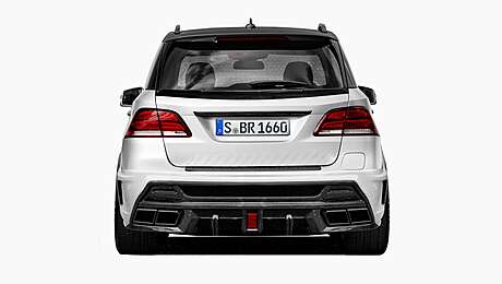 Rear Bumper with Diffuser Renegade Design Mercedes Benz GLE 2015-2019