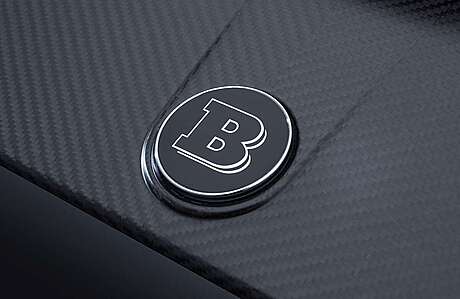 Emblema en la tapa del maletero Brabus 2176-00-21-B para Mercedes A W177 (original, Alemania)