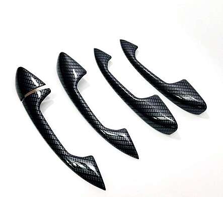 Cubre tiradores de puerta Carbon Look IDFR 1-MB005-06CN para Mercedes-Benz W177 Clase A 2018-2025