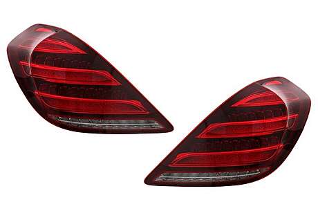 Taillights Full LED suitable for Mercedes S-Class W222 (2013-2017) with Sequential Dynamic Turning Lights Facelift Design