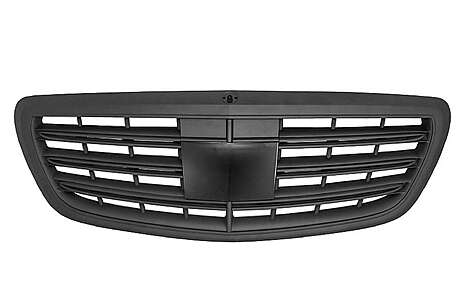 Front Grille suitable for Mercedes S-Class W222 (2014-08.2020) S63 S65 Design Matte Black