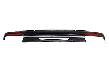 Rear Bumper Diffuser suitable for Mercedes S-Class W222 Sport Line Package (2013-06.2017) S63 Design