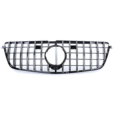 Sports Radiator Grille Black Gloss Chrome fits Mercedes GL X166 2012-2015