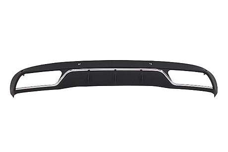 Rear Bumper Diffuser suitable for Mercedes C-Class W205 S205 Standard (2014-2018) C63 Look