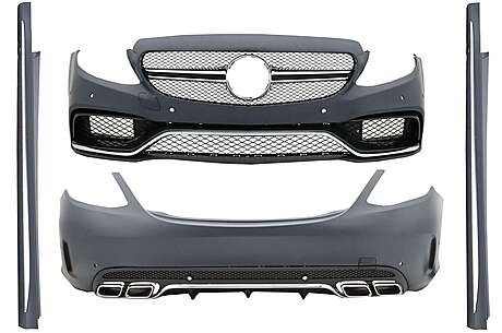 Body Kit suitable for Mercedes C-Class W205 Sedan (2014-2018) C63 Design