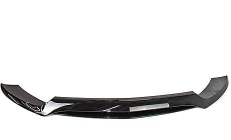 Front Bumper Lip Spoiler Glossy Black Mercedes-Benz W205 4D 2D 5D Sport Bumper 2015-2019