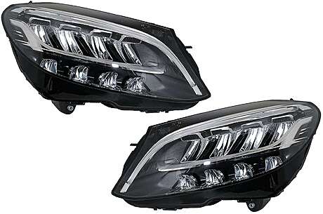 Full LED Headlights suitable for Mercedes C-Class W205 S205 (2019-up) LHD