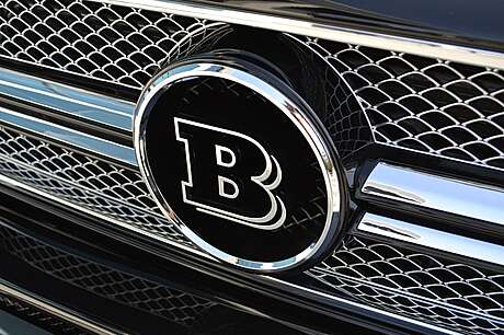 Logotipo de parrilla Brabus para Mercedes S63 AMG Coupe (C217) 2013-2021