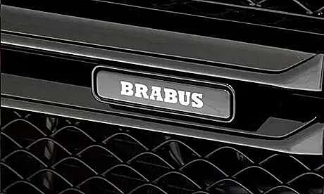 Emblema en la parrilla (iluminado) Brabus 190-000-14-B para Mercedes AMG GT-S (original, Alemania)