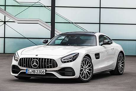 Parachoques delantero con rejilla para Mercedes AMG GT en 2019 (original, Alemania)