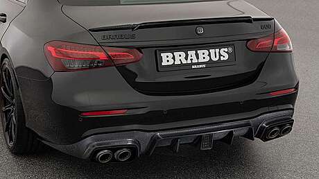 Difusor de parachoques trasero (carbono) Brabus 213-470-99-B para Mercedes E63 W213 restyling (original, Alemania)