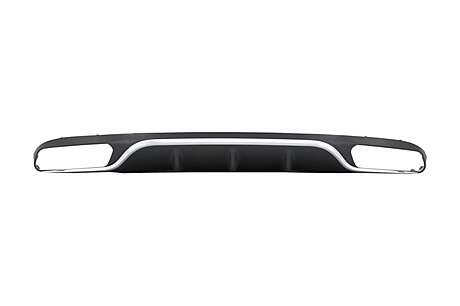 Rear Bumper Air Diffuser suitable for Mercedes E-Class W213 S213 Standard (2016-2019) E63 Design Chrome Edition