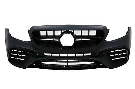 Front Bumper suitable for Mercedes E-Class W213 S213 C238 A238 (2016-2019) E63 Design Black Edition