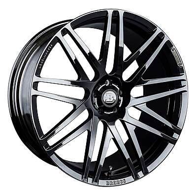 Llanta Monoblock F Black Platinum (forjada) R21x9,0 R21x10,5 Brabus para Mercedes-Benz GLC Coupe C253 (original, Alemania)