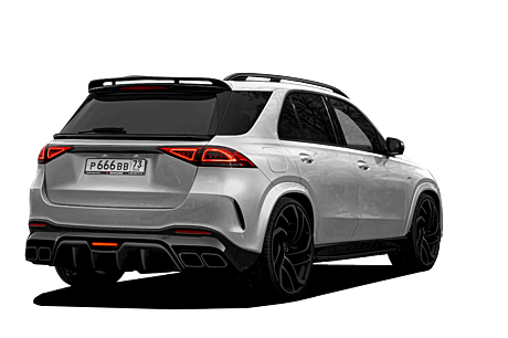 Rear Roof Spoiler Renegade Design Mercedes-Benz GLE V167 2019-2023