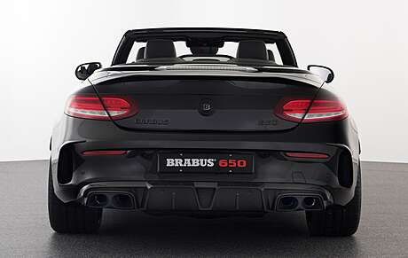 Silencioso con toberas (para C63 AMG) Brabus para Mercedes C Coupe (C205) (original, Alemania)