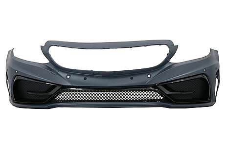 Front Bumper suitable for Mercedes C-Class W205 S205 A205 C205 (2014-2019) Limousine T-Model Coupe Cabriolet