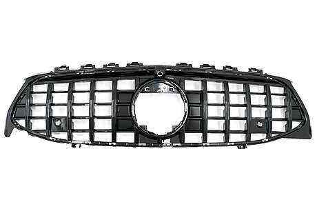 Front Grille suitable for Mercedes CLA X118 C118 (2019-up) GT-R Panamericana Design Piano Black